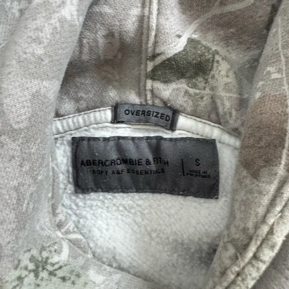Abercrombie & Fitch Gray Camouflage Hoodie - Picture 2 of 3